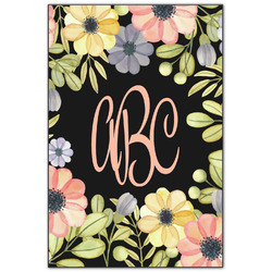 Boho Floral Wood Print - 20x30 (Personalized)