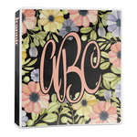 Boho Floral 3-Ring Binder - 1 inch (Personalized)
