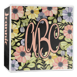 Boho Floral 3-Ring Binder - 2 inch (Personalized)