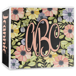 Boho Floral 3-Ring Binder - 3 inch (Personalized)