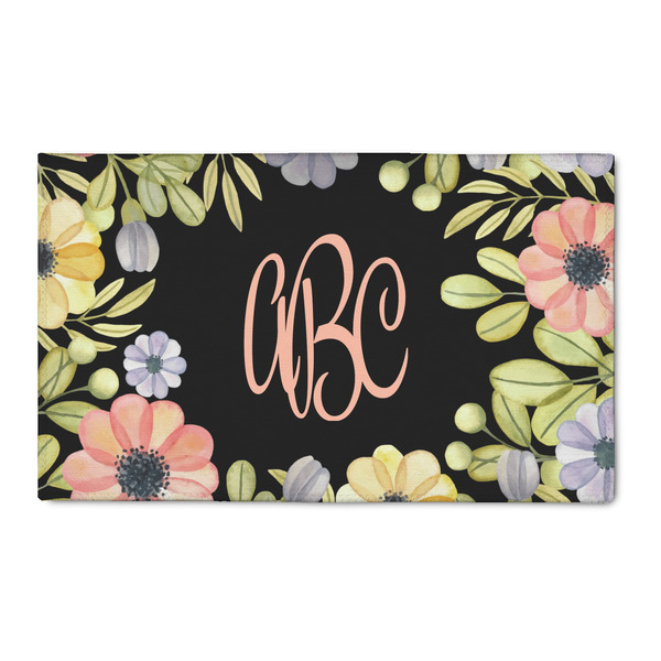 Custom Boho Floral 3' x 5' Indoor Area Rug (Personalized)
