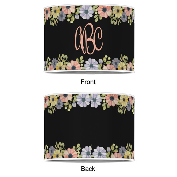 Boho Floral 8" Drum Lampshade - APPROVAL (Poly Film)