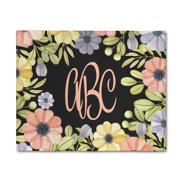 Custom Boho Floral 8' x 10' Indoor Area Rug (Personalized)
