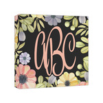 Boho Floral Canvas Print - 8x8 (Personalized)