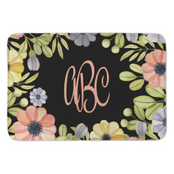 Boho Floral Anti-Fatigue Kitchen Mat (Personalized)