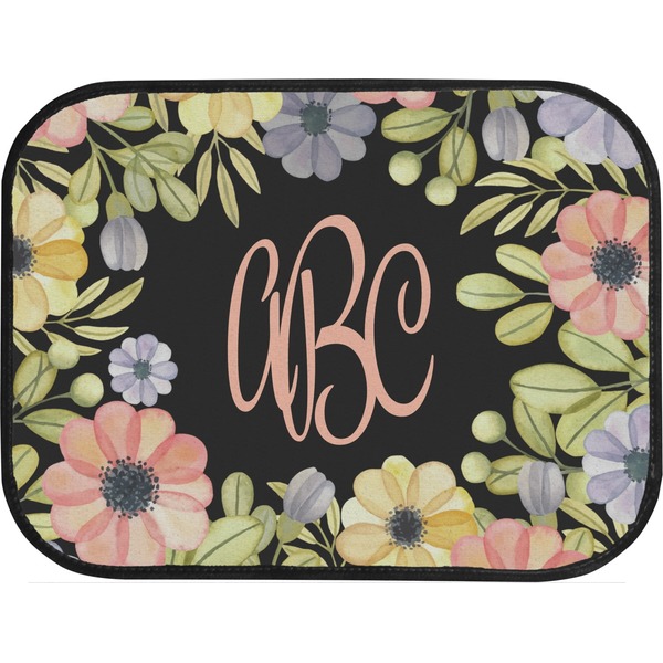 Boho Floral Back Seat Car Mat