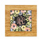 Boho Floral Bamboo Trivet with Ceramic Tile Insert (Personalized)