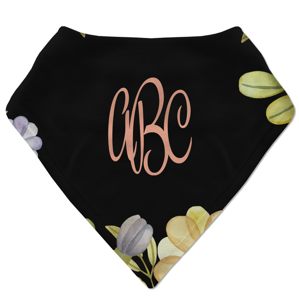 Custom Boho Floral Bandana Bib (Personalized)