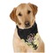 Boho Floral Dog Bandana Scarf w/ Monogram