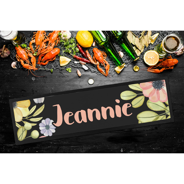 Boho Floral Bar Mat - Large - LIFESTYLE