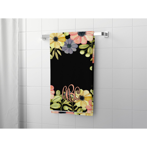 Boho Floral Bath Towel - LIFESTYLE