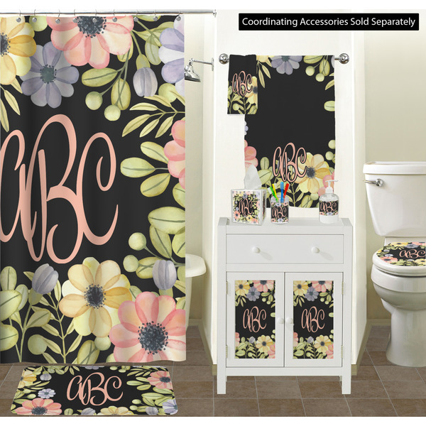 Boho Floral Bathroom Scene
