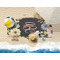 Boho Floral Beach Towel Lifestyle