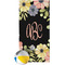 Boho Floral Beach Towel (Personalized)