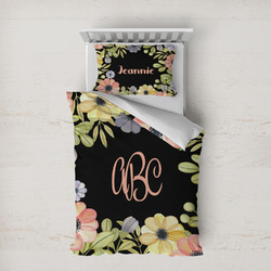 Boho Floral Duvet Cover Set - Twin XL (Personalized)