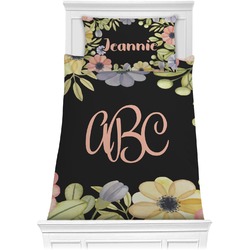 Boho Floral Comforter Set - Twin XL (Personalized)