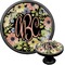 Boho Floral Cabinet Knob (Black) (Personalized)