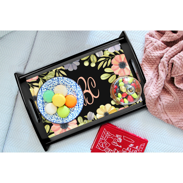 Boho Floral Black Tray - Lifestyle (UPDATED)