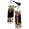 Boho Floral Bookmark with tassel - Front and Back