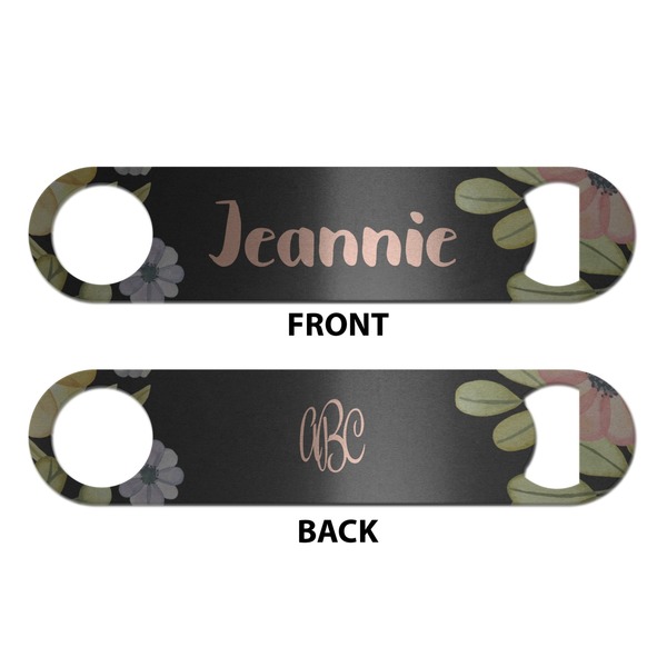 Boho Floral Bottle Opener - Front & Back