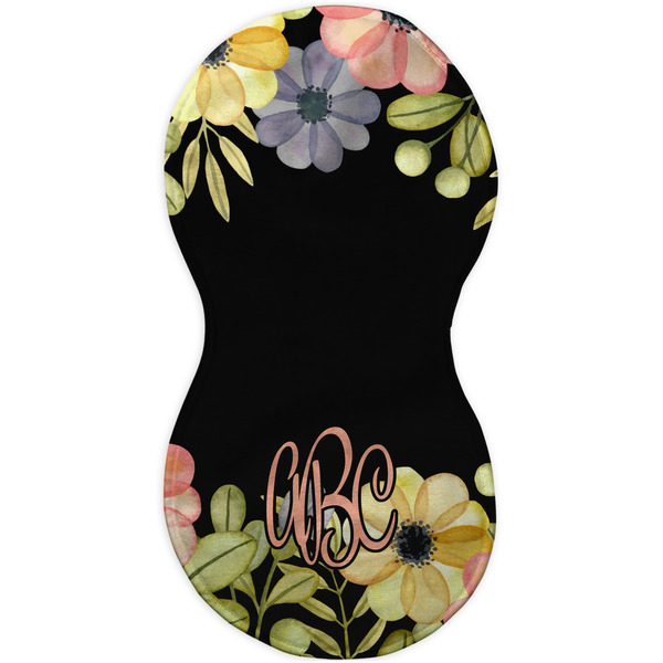 Boho Floral Burp Peanut Shaped Flat