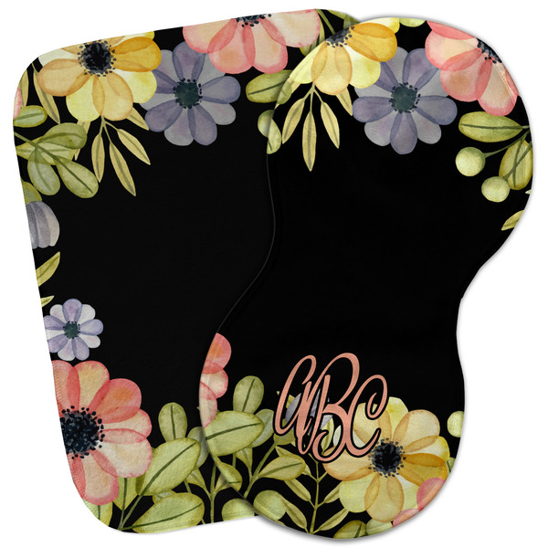 Custom Boho Floral Burp Cloth (Personalized)