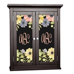 Boho Floral Cabinet Decal - Small (Personalized)