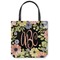 Boho Floral Canvas Tote Bag (Personalized)
