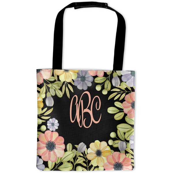 Custom Boho Floral Auto Back Seat Organizer Bag (Personalized)