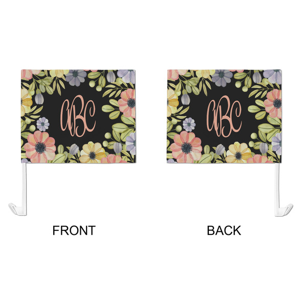 Boho Floral Car Flag - Large - APPROVAL
