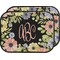 Boho Floral Car Floor Mats (Back Seat) (Personalized)