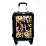Boho Floral Carry On Hard Shell Suitcase (Personalized)