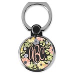Boho Floral Cell Phone Ring Stand & Holder (Personalized)