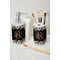 Boho Floral Ceramic Bathroom Accessories - LIFESTYLE (toothbrush holder & soap dispenser)