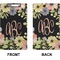 Boho Floral Clipboard (Legal) (Front + Back)