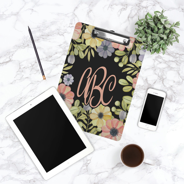 Boho Floral Clipboard - Lifestyle Photo
