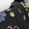 Boho Floral Closeup of Tote w/Black Handles