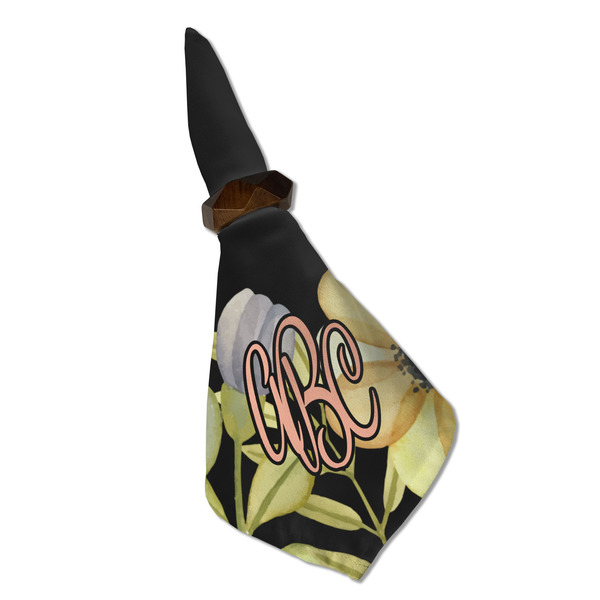 Boho Floral Cloth Napkins - Personalized Dinner (Folded in Ring) (MAIN)