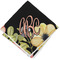 Boho Floral Cloth Napkin w/ Monogram