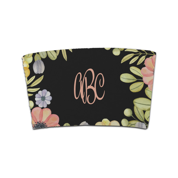 Custom Boho Floral Coffee Cup Sleeve (Personalized)