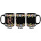 Boho Floral Coffee Mug - 11 oz - Black APPROVAL