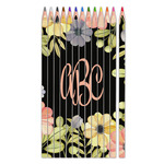 Boho Floral Colored Pencils (Personalized)