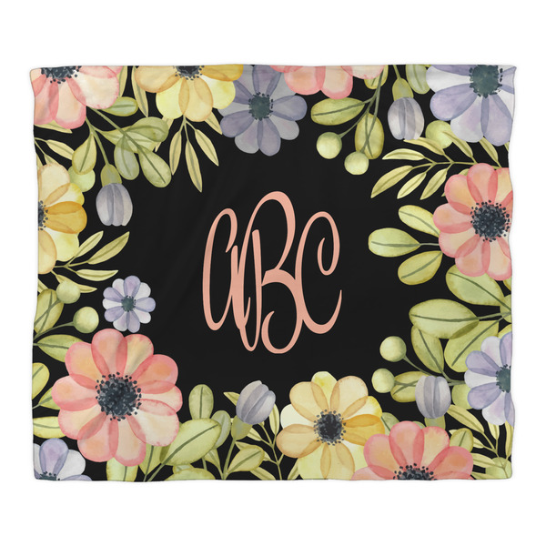 Boho Floral Comforter - King - Front