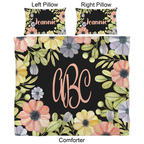 Boho Floral Comforter Set - King - Approval