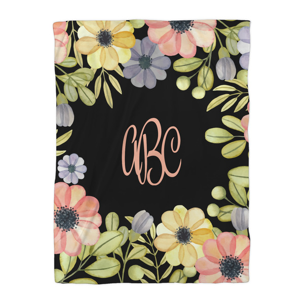 Boho Floral Comforter - Twin XL - Front