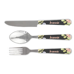 Boho Floral Cutlery Set (Personalized)