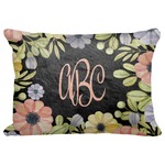 Boho Floral Decorative Baby Pillowcase - 16"x12" (Personalized)