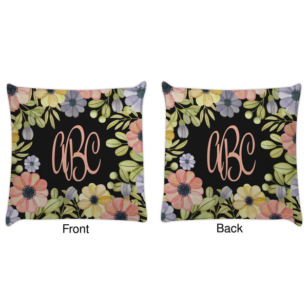 Boho Floral Decorative Pillow Case - Approval