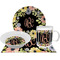 Boho Floral Dinner Set - 4 Pc (Personalized)