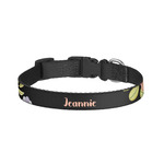 Boho Floral Dog Collar - Large (Personalized)